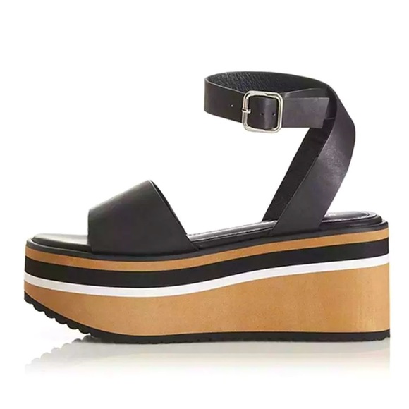 Alias Mae Shoes - Alias Mae Oasis Sandwich Leather Platform Sandal